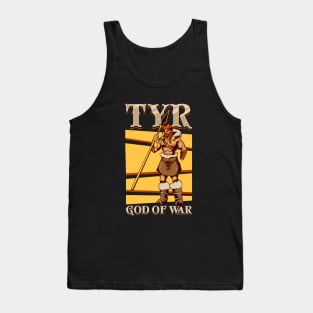 Viking god of war Tyr Tank Top